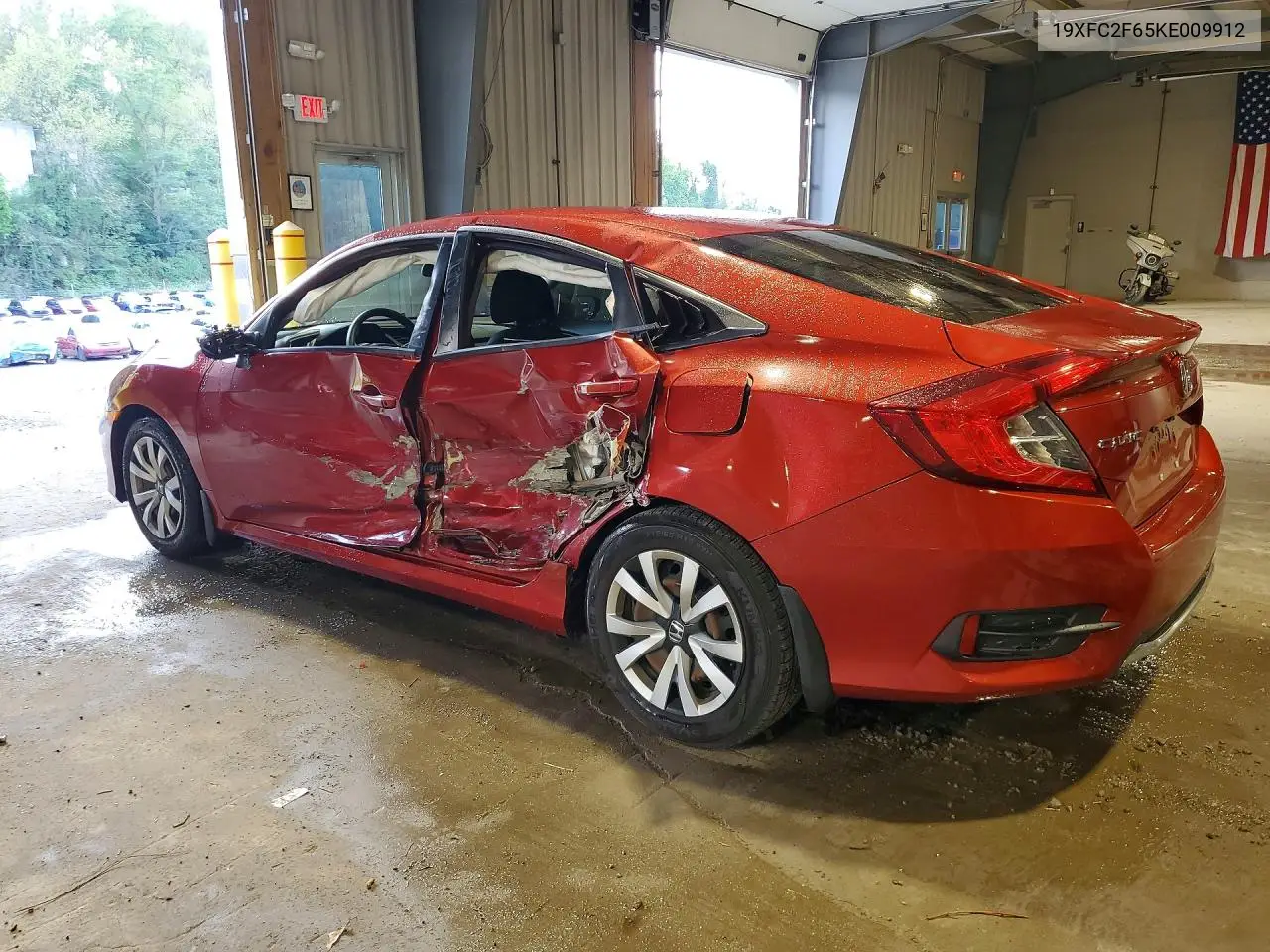 2019 HONDA CIVIC VIN 19XFC2F65KE009912 — фото 2