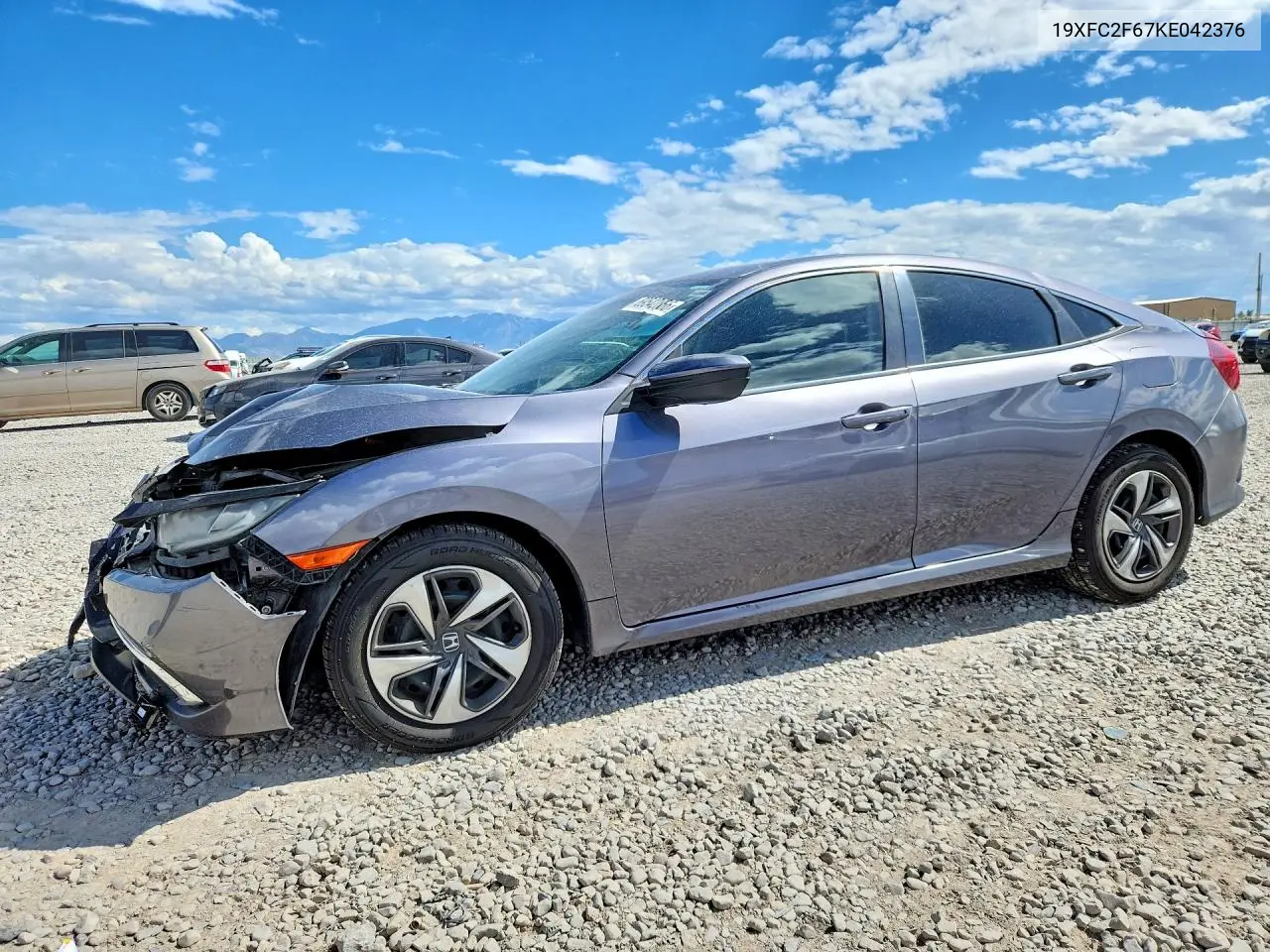 HONDA CIVIC 2019, VIN 19XFC2F67KE042376