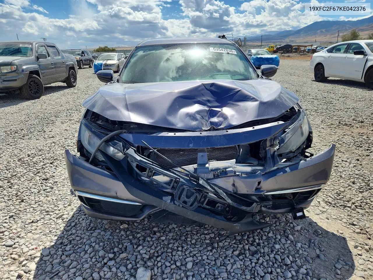 2019 HONDA CIVIC VIN 19XFC2F67KE042376 — фото 5
