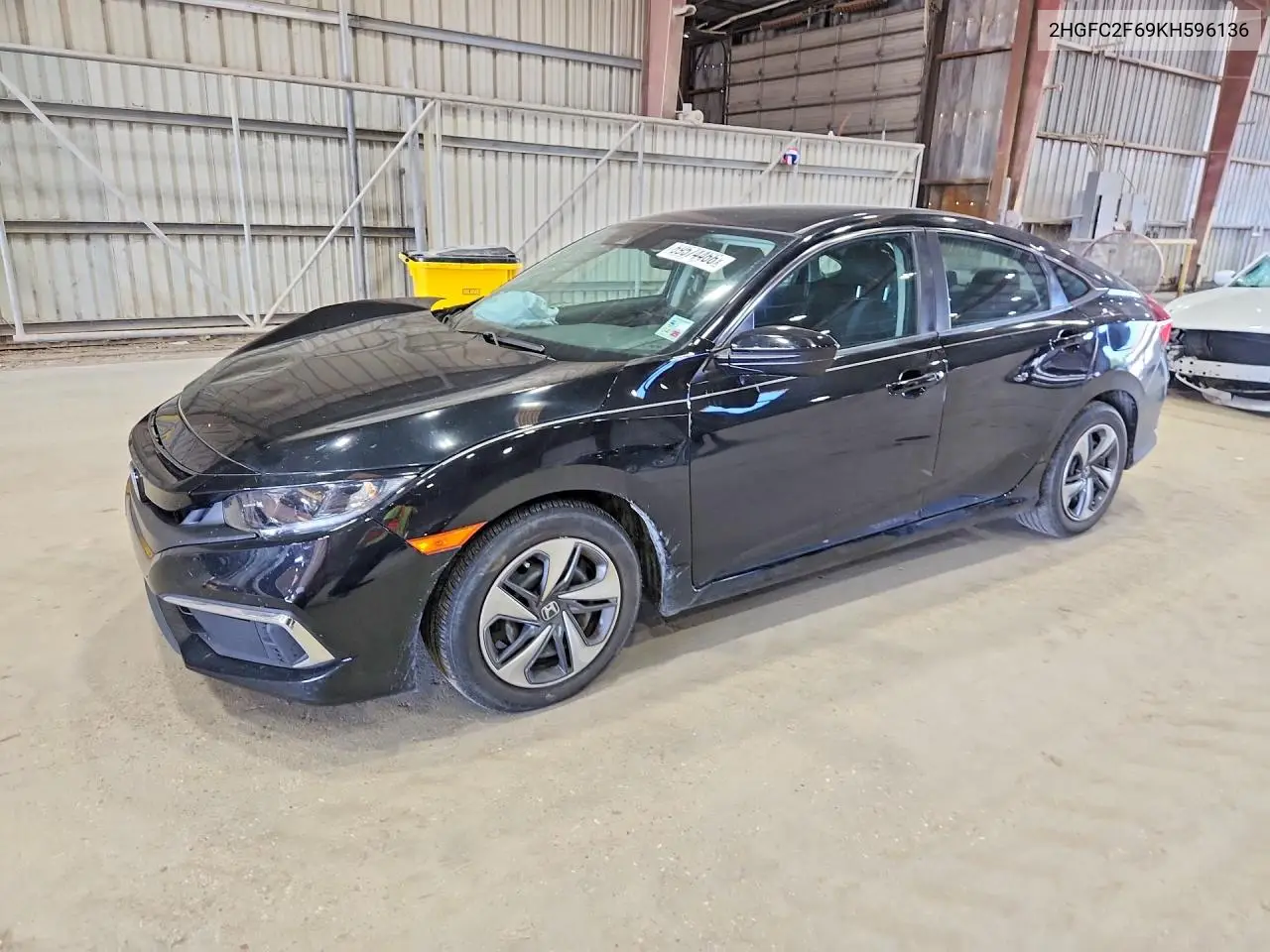 HONDA CIVIC 2019, VIN 2HGFC2F69KH596136