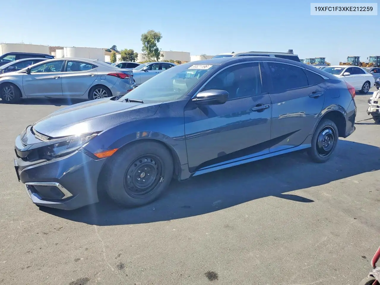 HONDA CIVIC 2019, VIN 19XFC1F3XKE212259