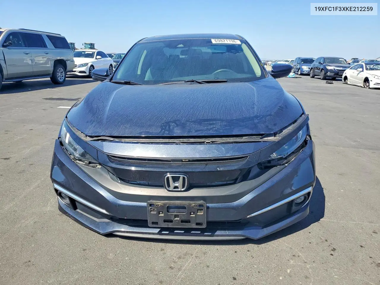2019 HONDA CIVIC VIN 19XFC1F3XKE212259 — фото 5