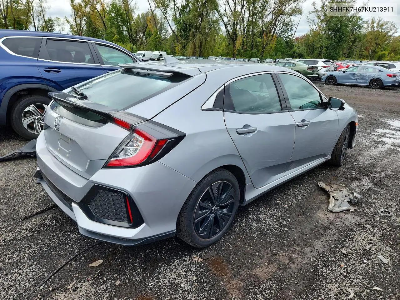 2019 HONDA CIVIC VIN SHHFK7H67KU213911 — фото 3