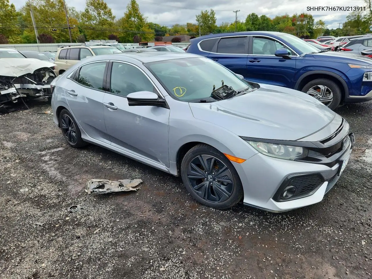 2019 HONDA CIVIC VIN SHHFK7H67KU213911 — фото 4