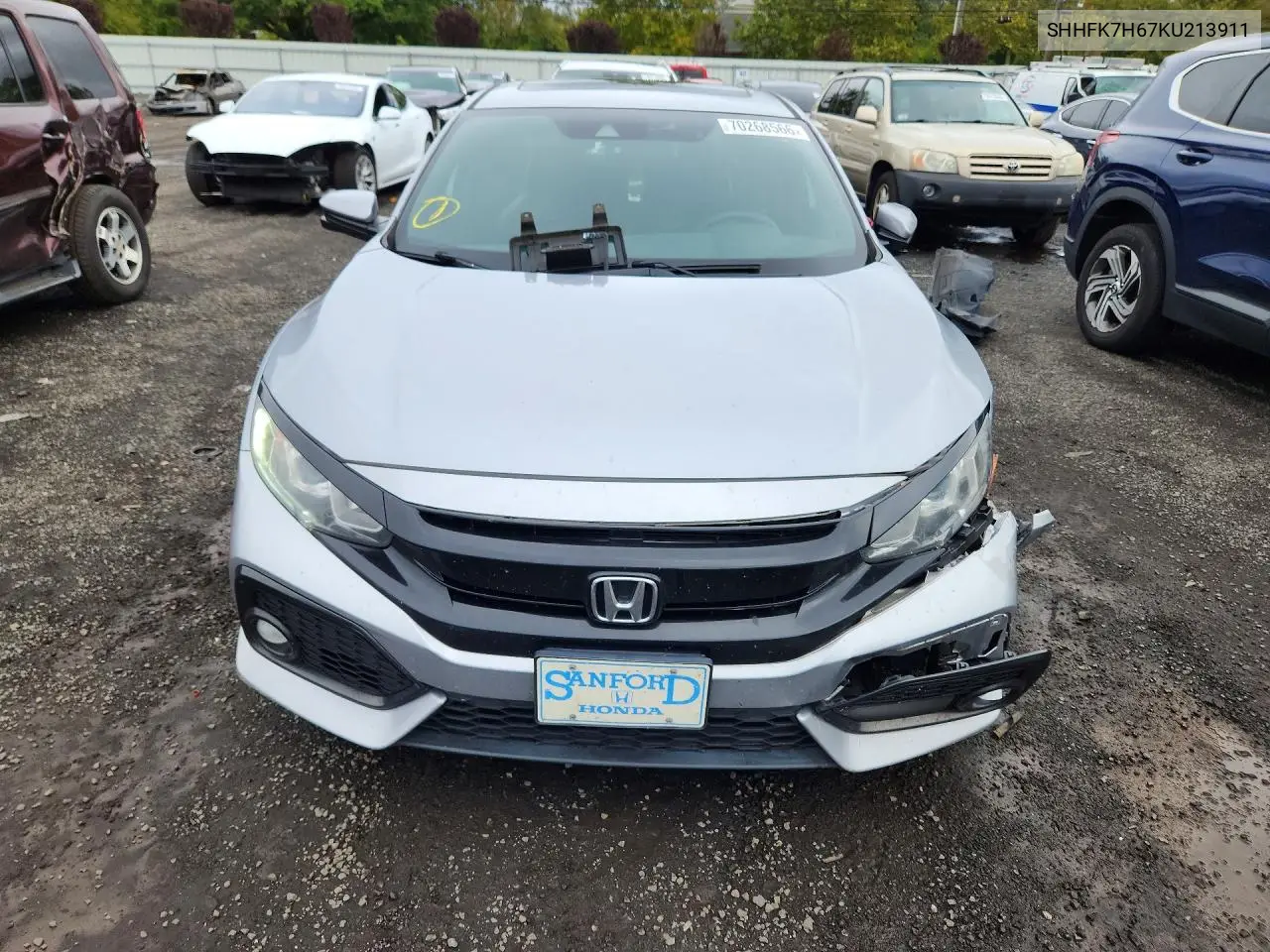 2019 HONDA CIVIC VIN SHHFK7H67KU213911 — фото 5