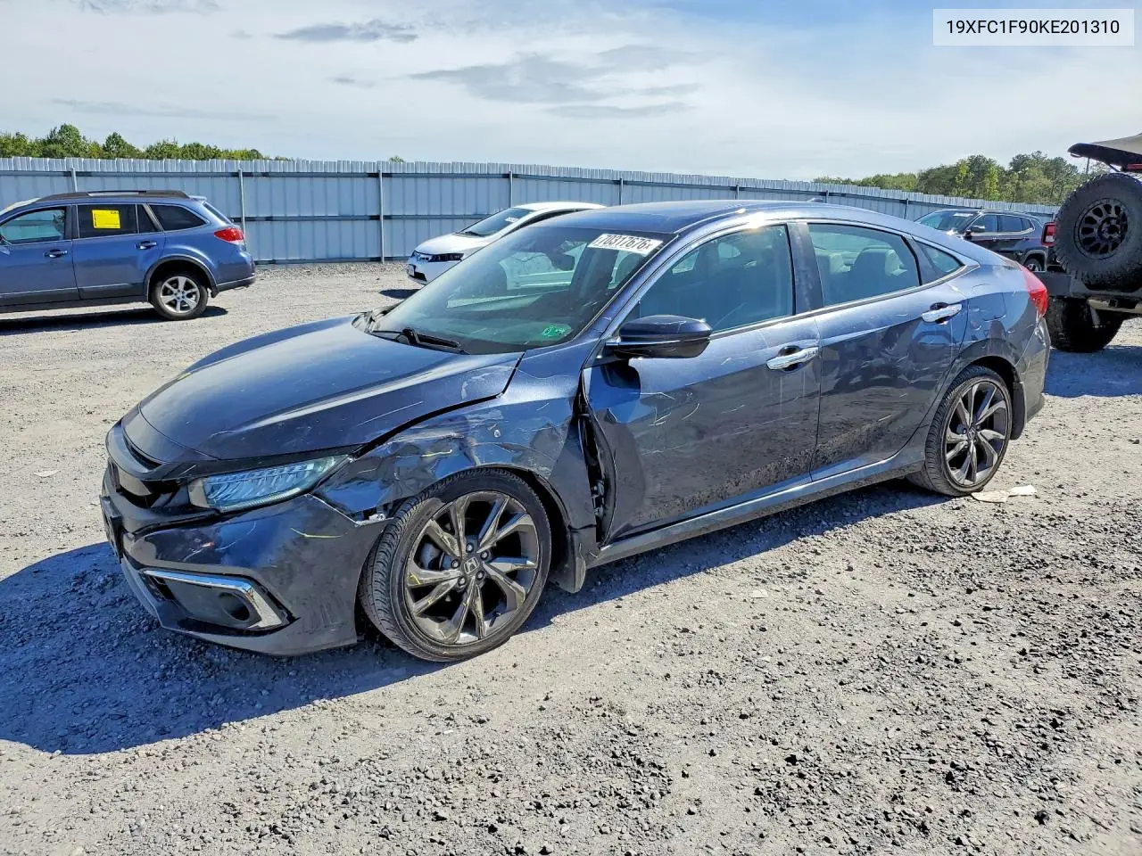 HONDA CIVIC 2019, VIN 19XFC1F90KE201310