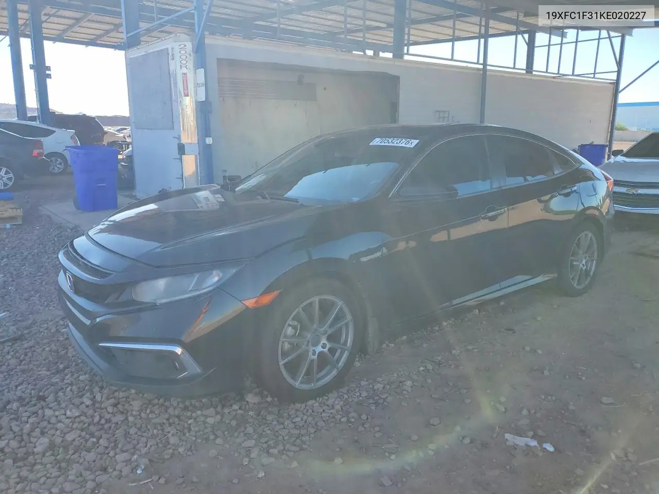 HONDA CIVIC 2019, VIN 19XFC1F31KE020227