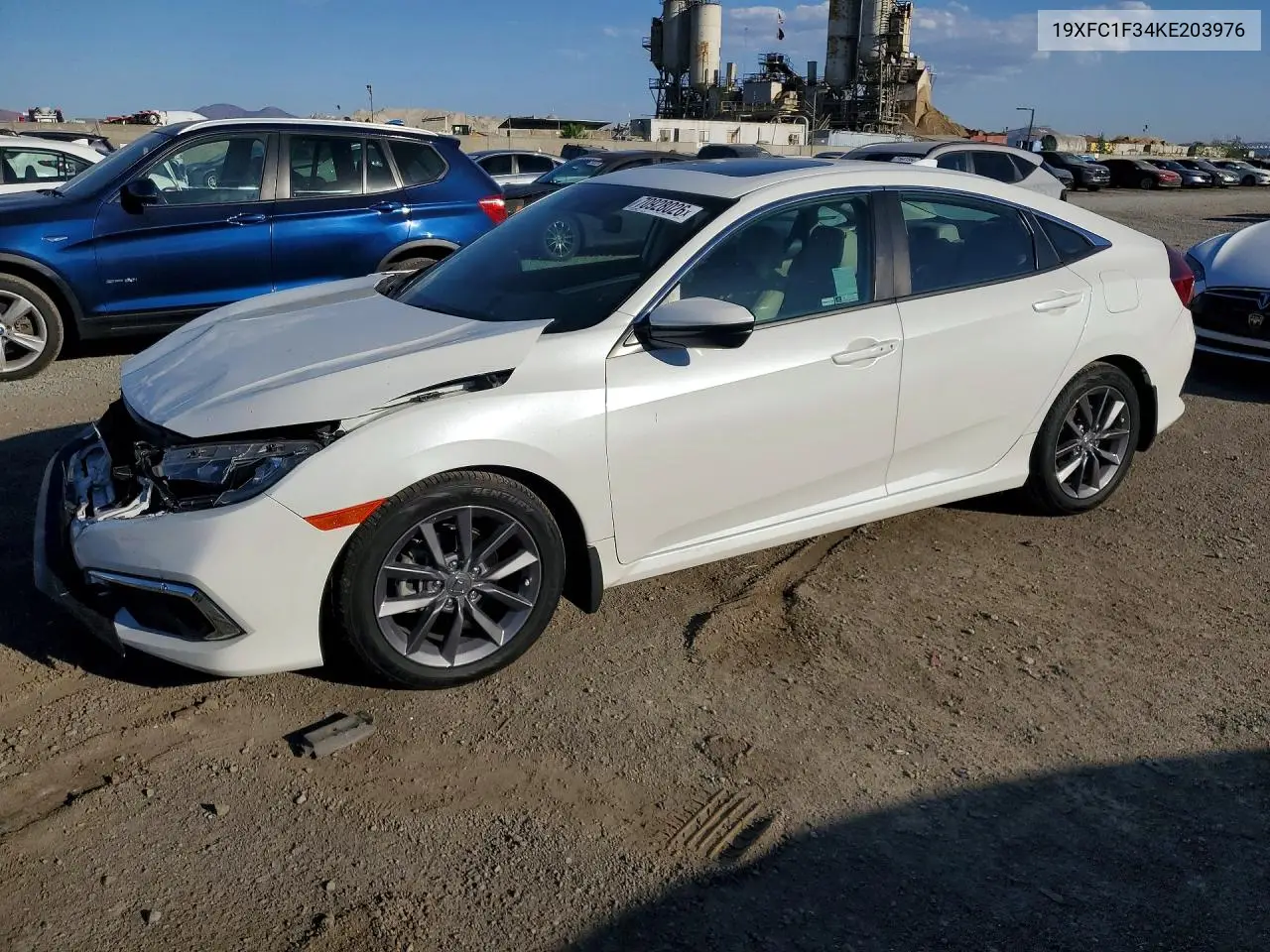 HONDA CIVIC 2019, VIN 19XFC1F34KE203976