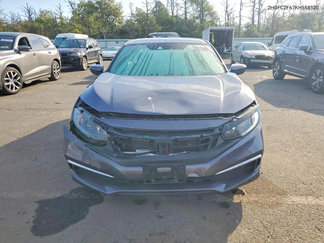 2019 HONDA CIVIC VIN 2HGFC2F67KH558520 — фото 5