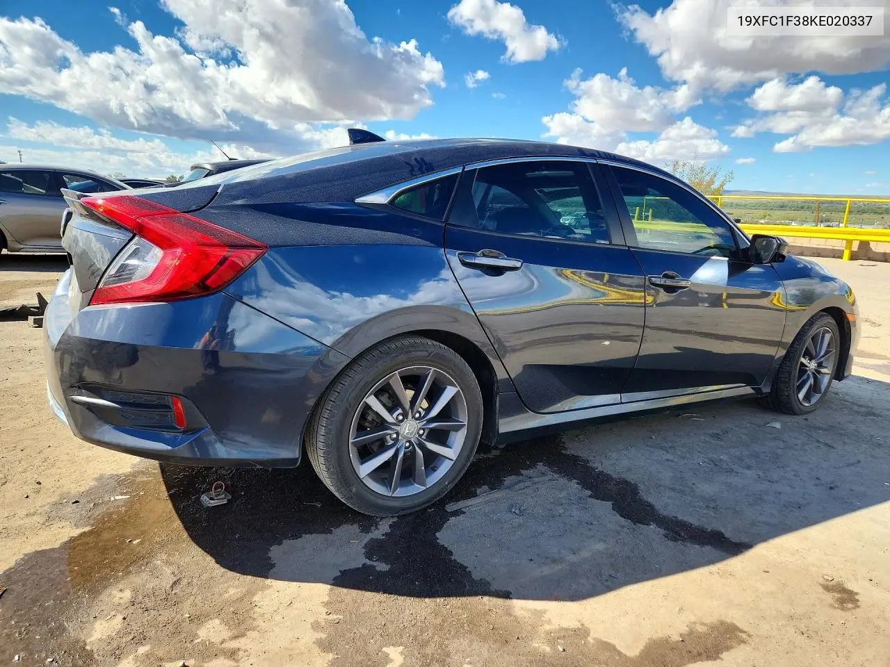 2019 HONDA CIVIC VIN 19XFC1F38KE020337 — фото 3