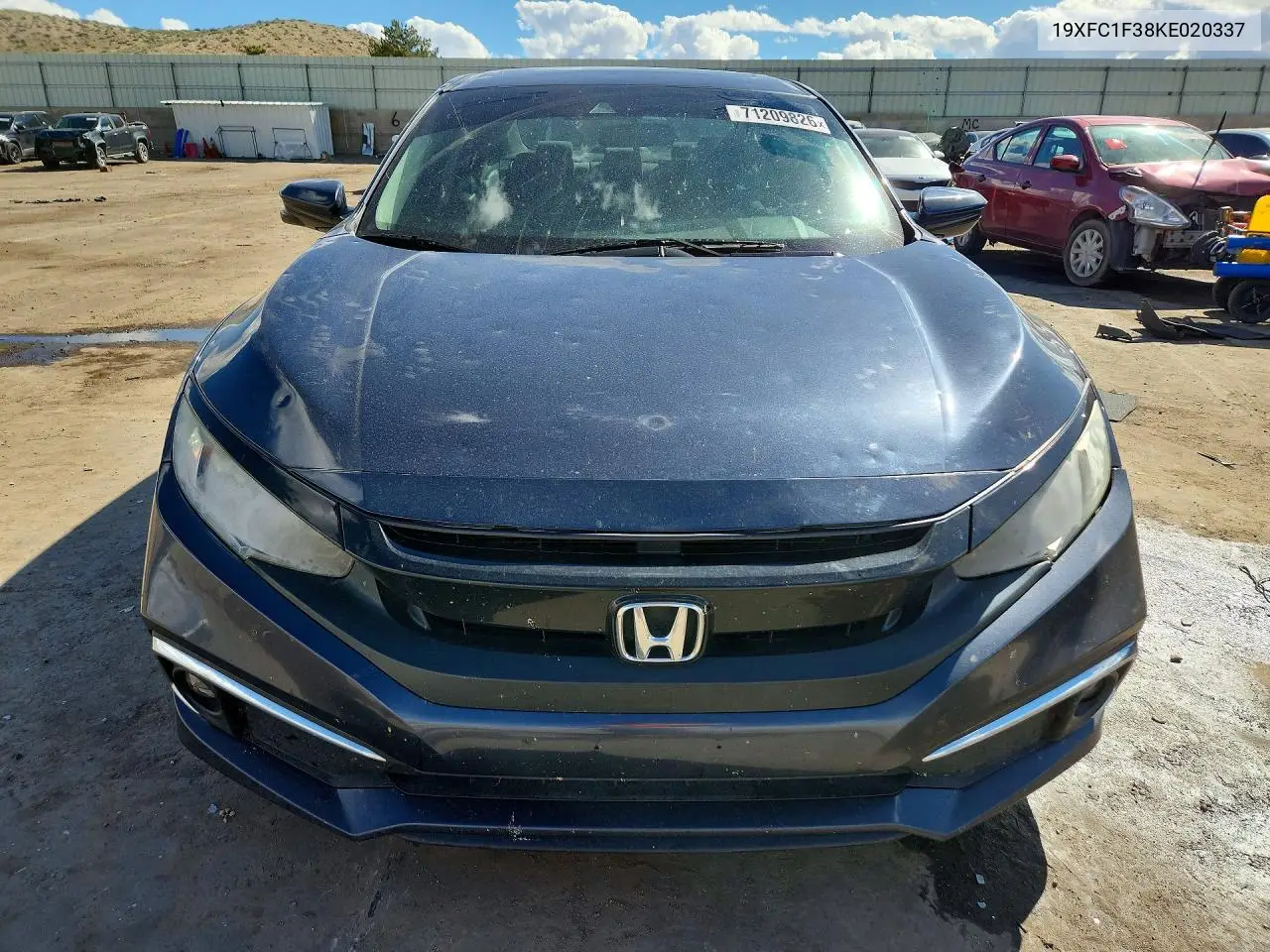 2019 HONDA CIVIC VIN 19XFC1F38KE020337 — фото 5