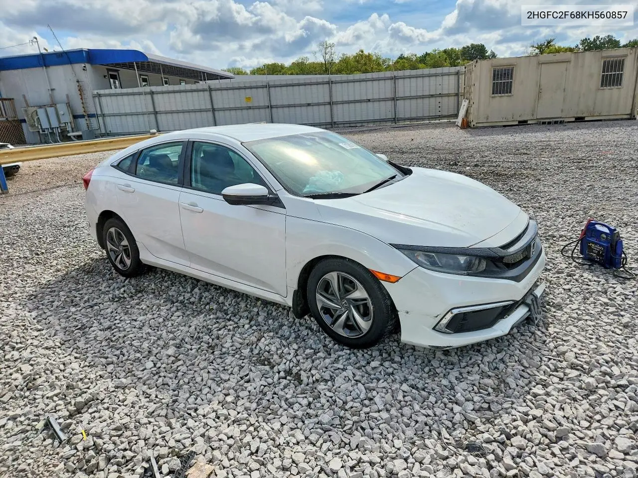 2019 HONDA CIVIC VIN 2HGFC2F68KH560857 — фото 4