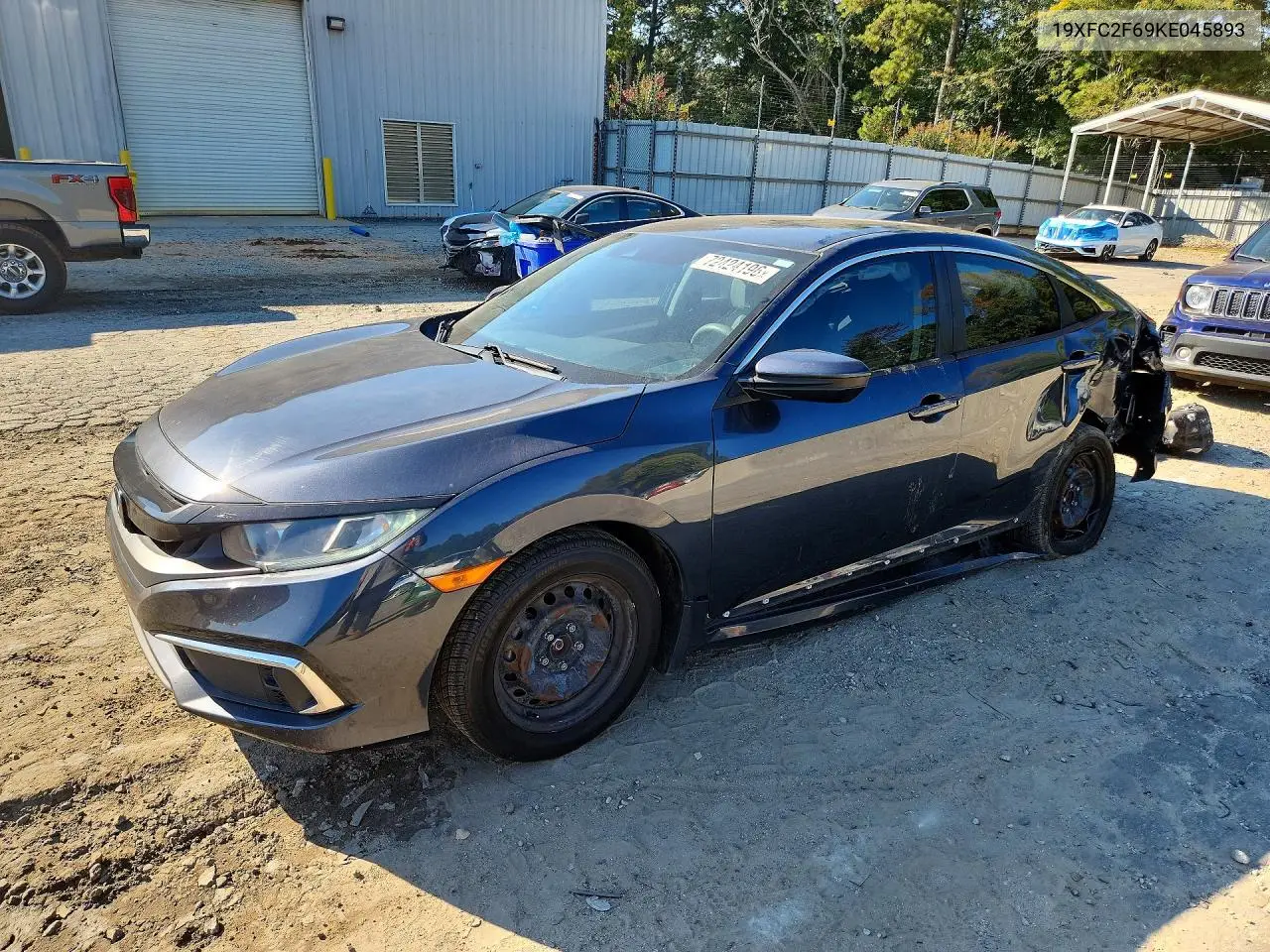 HONDA CIVIC 2019, VIN 19XFC2F69KE045893