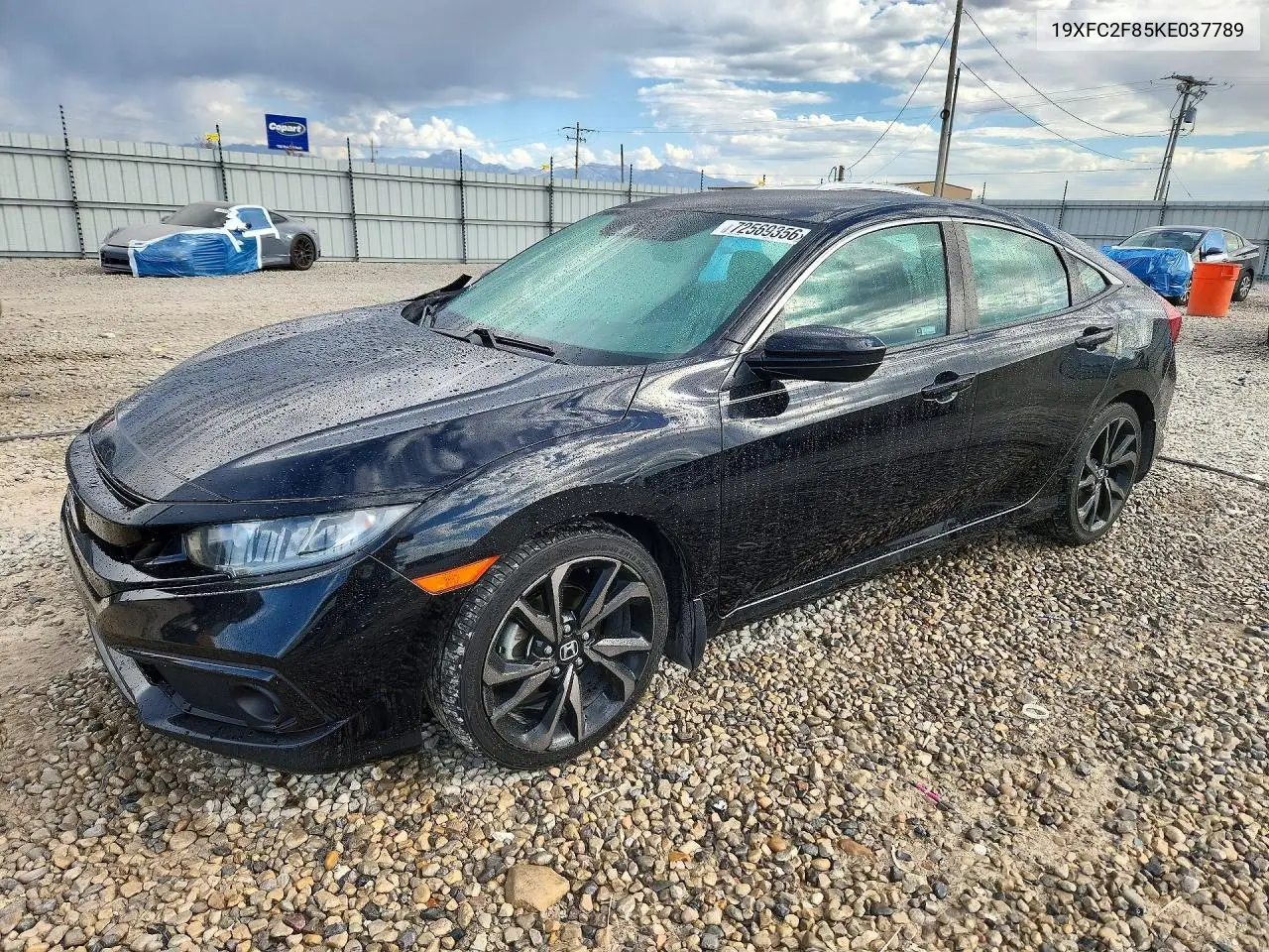 HONDA CIVIC 2019, VIN 19XFC2F85KE037789