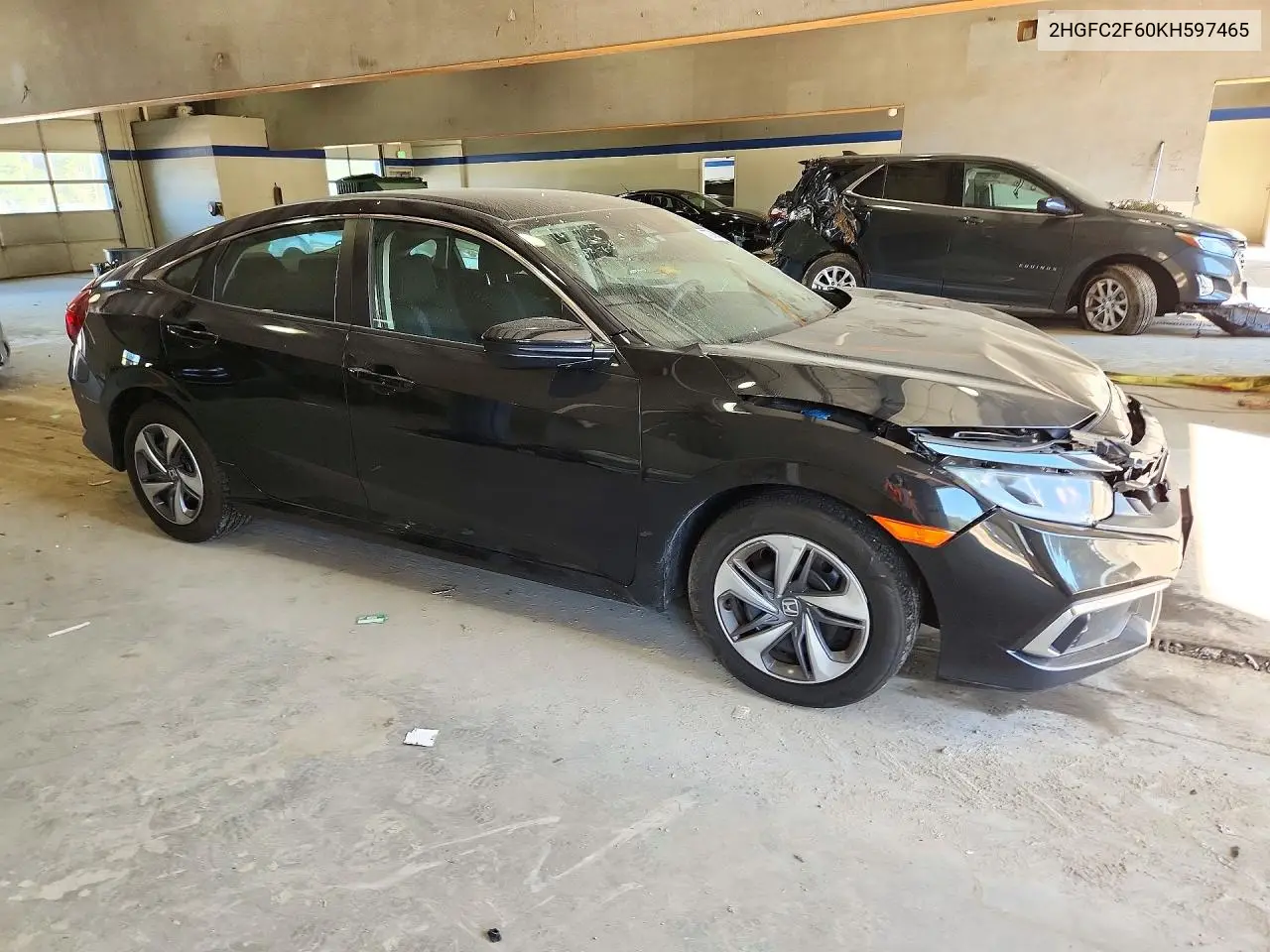 2019 HONDA CIVIC VIN 2HGFC2F60KH597465 — фото 4