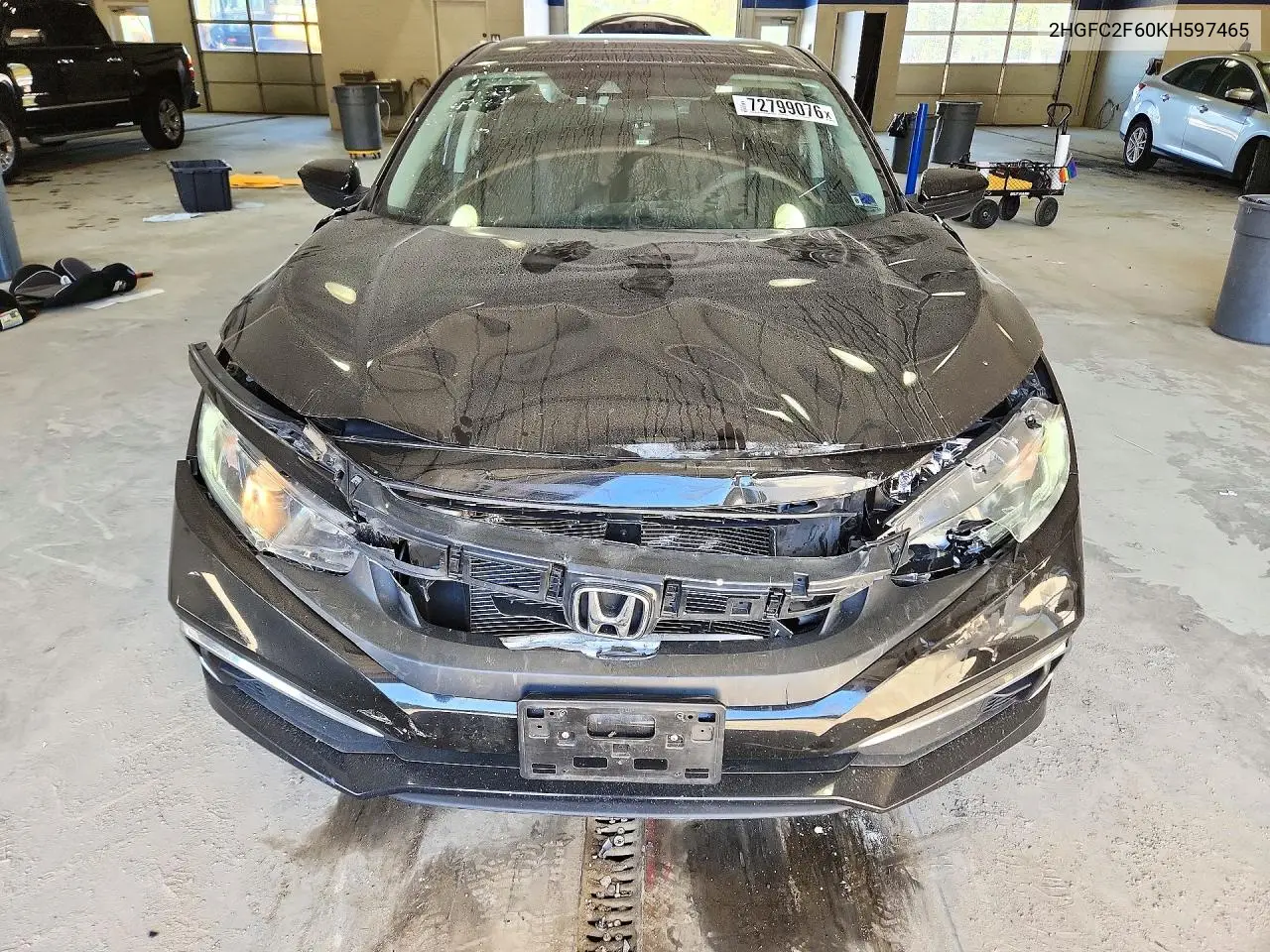 2019 HONDA CIVIC VIN 2HGFC2F60KH597465 — фото 5