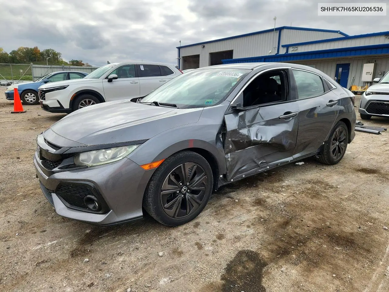 HONDA CIVIC 2019, VIN SHHFK7H65KU206536