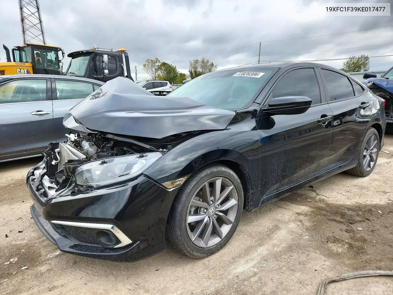 HONDA CIVIC 2019, VIN 19XFC1F39KE017477