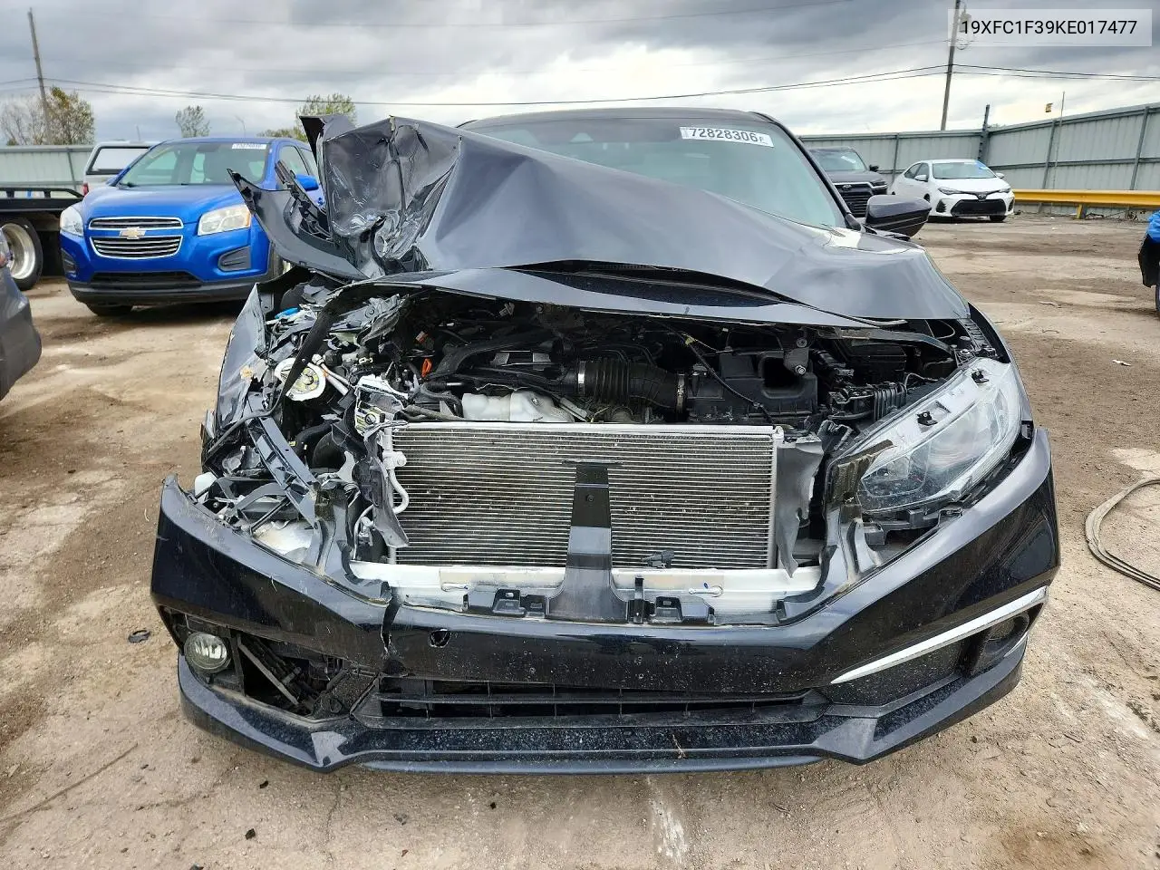2019 HONDA CIVIC VIN 19XFC1F39KE017477 — фото 5