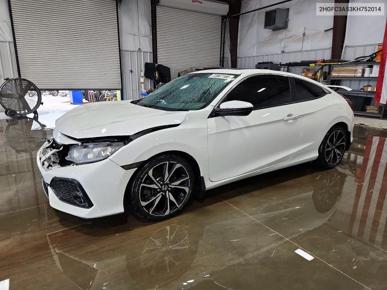 HONDA CIVIC 2019, VIN 2HGFC3A53KH752014