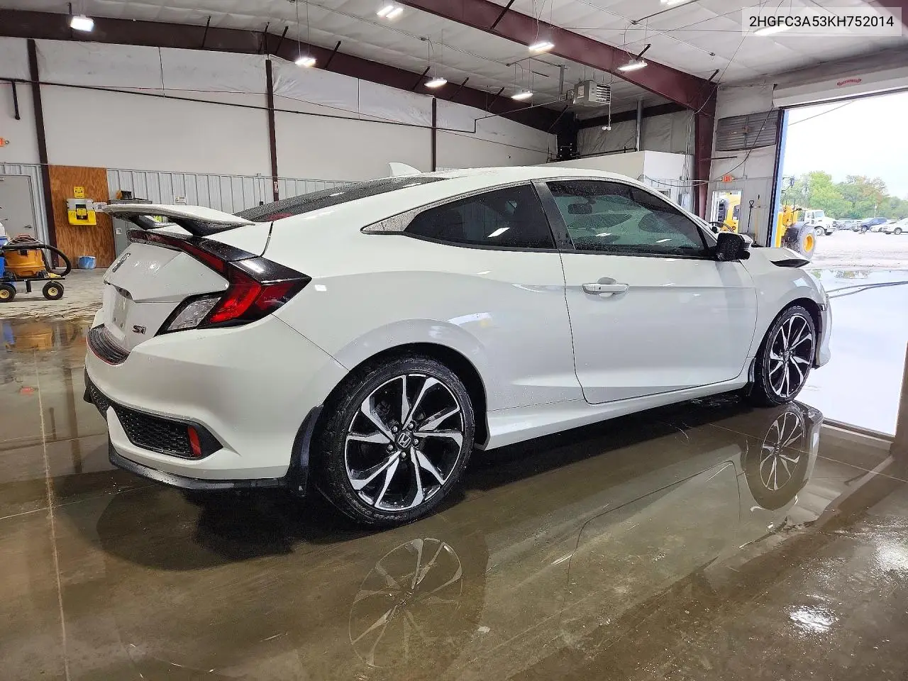 2019 HONDA CIVIC VIN 2HGFC3A53KH752014 — фото 3