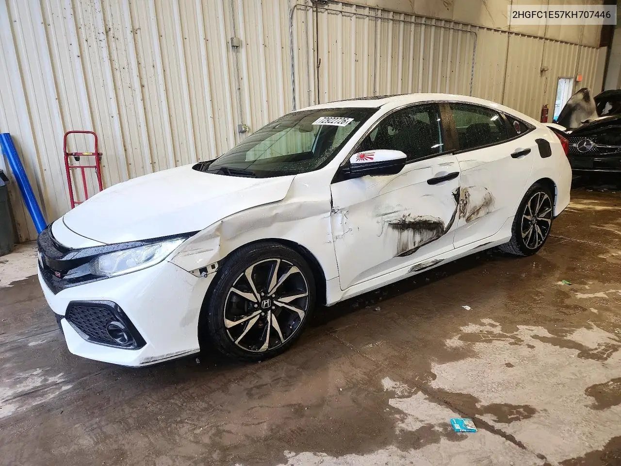 HONDA CIVIC 2019, VIN 2HGFC1E57KH707446