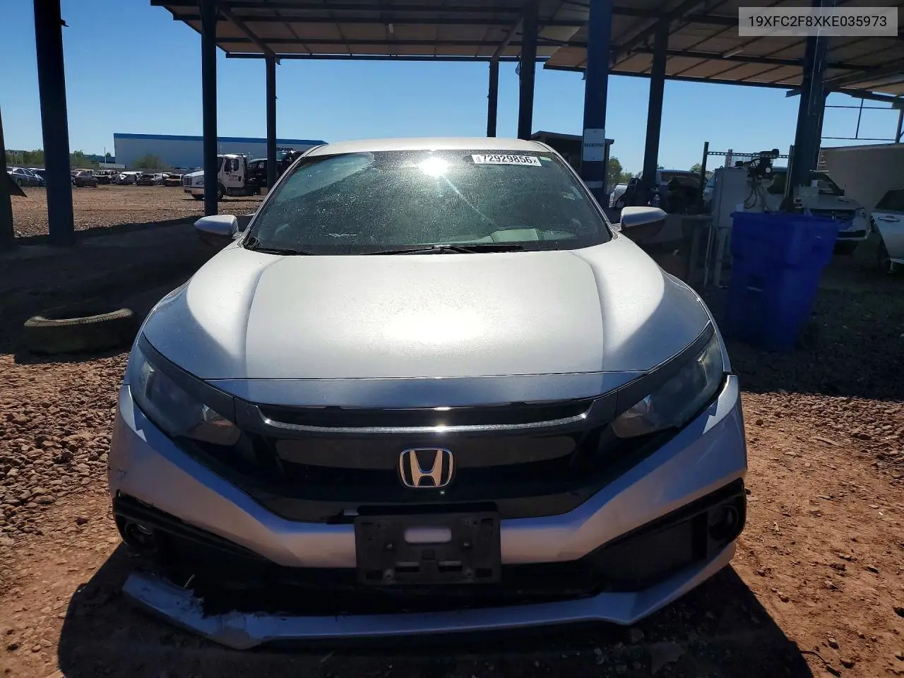 2019 HONDA CIVIC VIN 19XFC2F8XKE035973 — фото 5