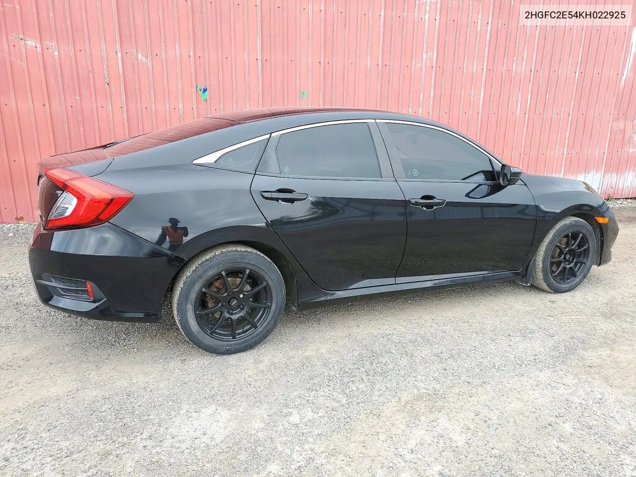 2019 HONDA CIVIC VIN 2HGFC2E54KH022925 — фото 3