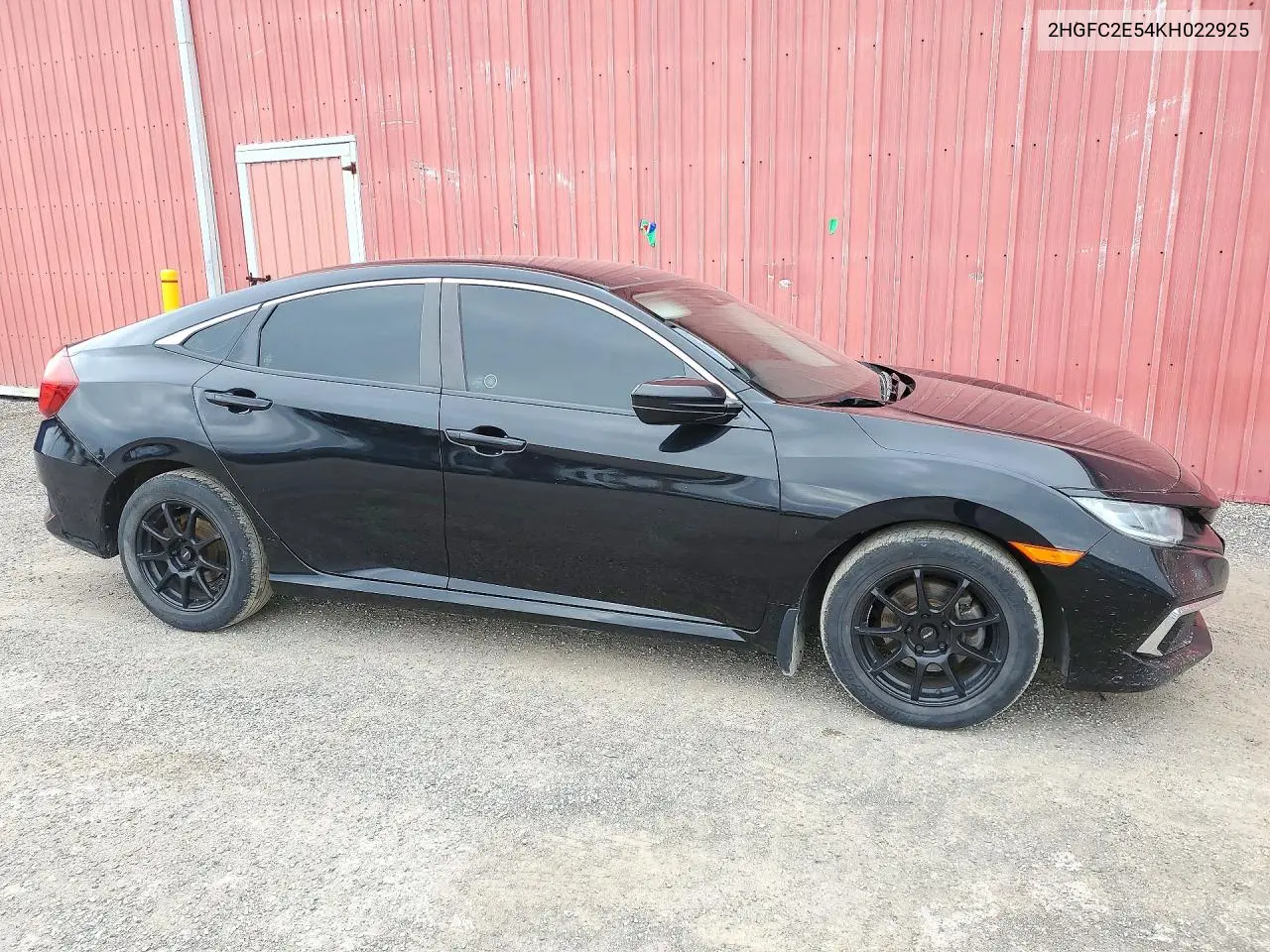 2019 HONDA CIVIC VIN 2HGFC2E54KH022925 — фото 4