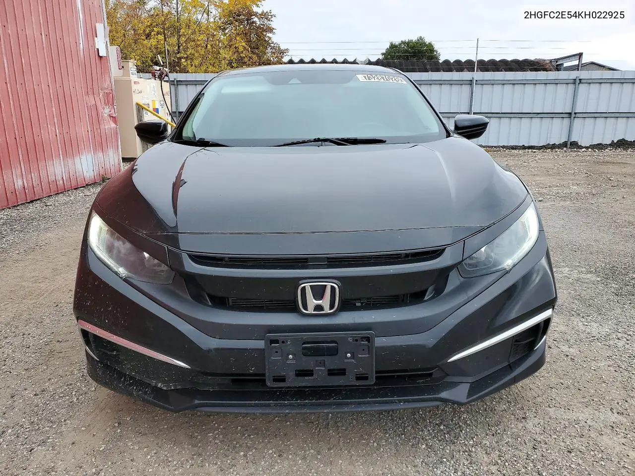 2019 HONDA CIVIC VIN 2HGFC2E54KH022925 — фото 5