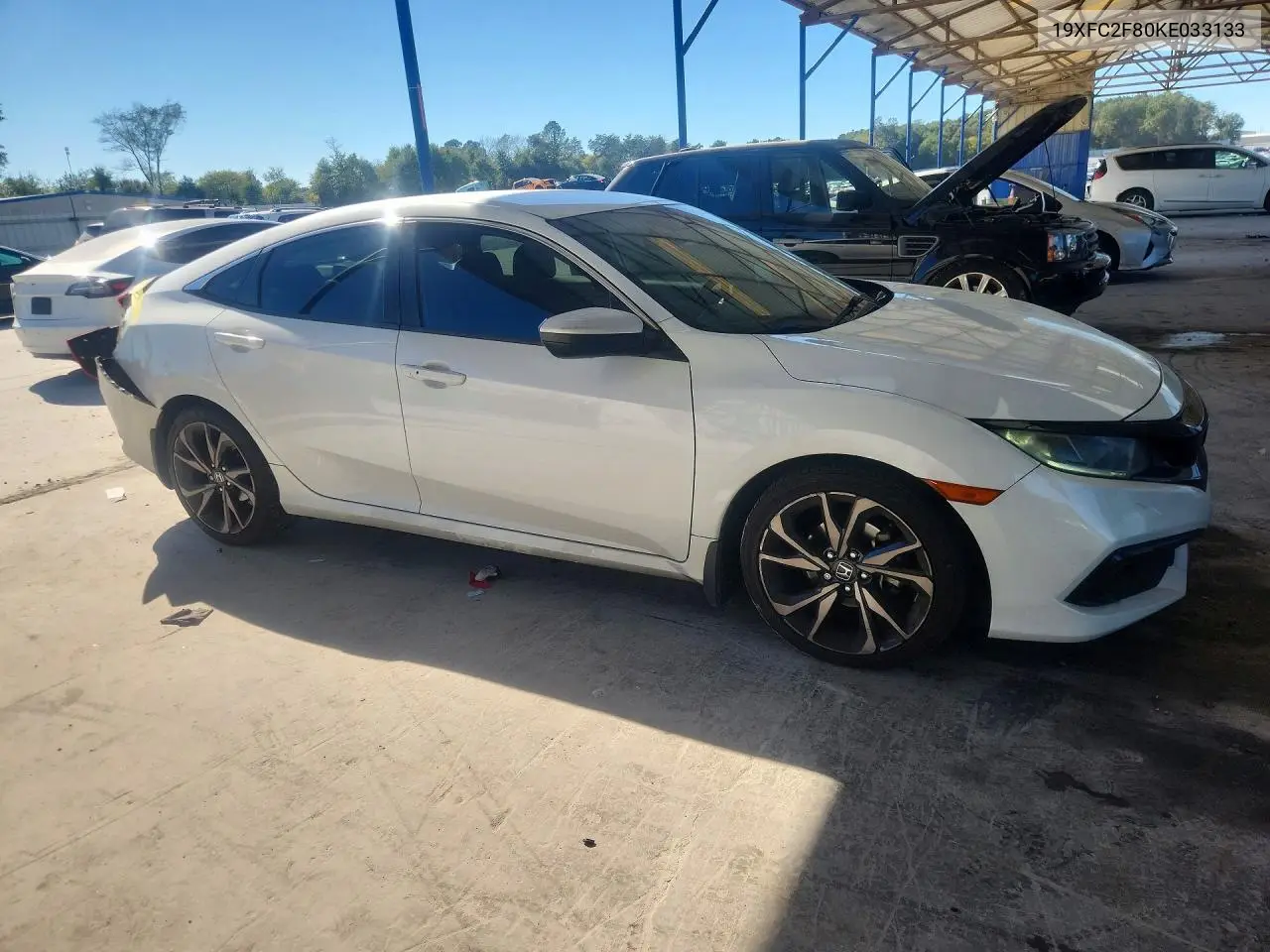 2019 HONDA CIVIC VIN 19XFC2F80KE033133 — фото 4
