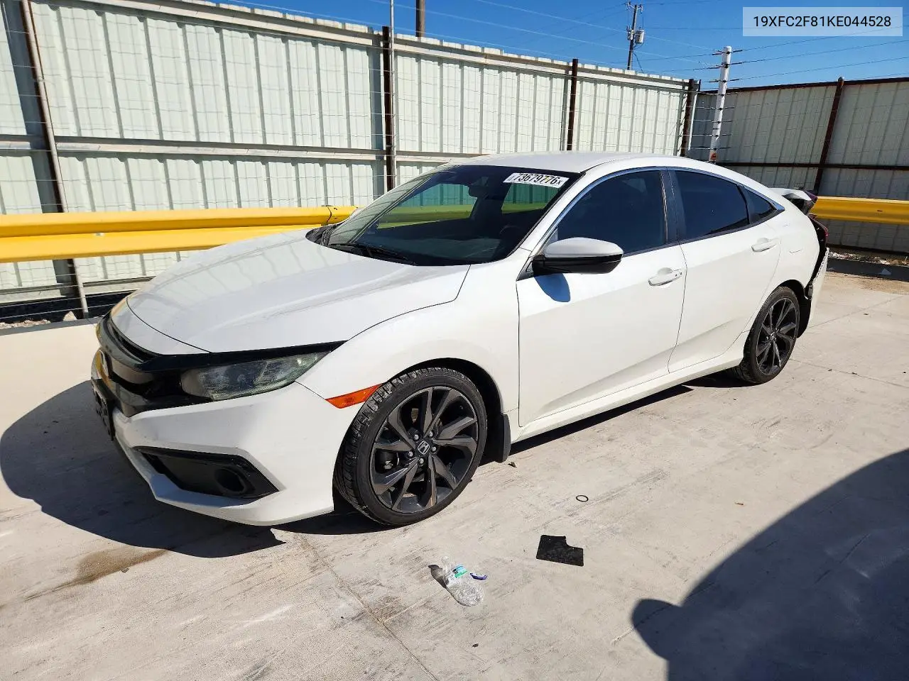 HONDA CIVIC 2019, VIN 19XFC2F81KE044528