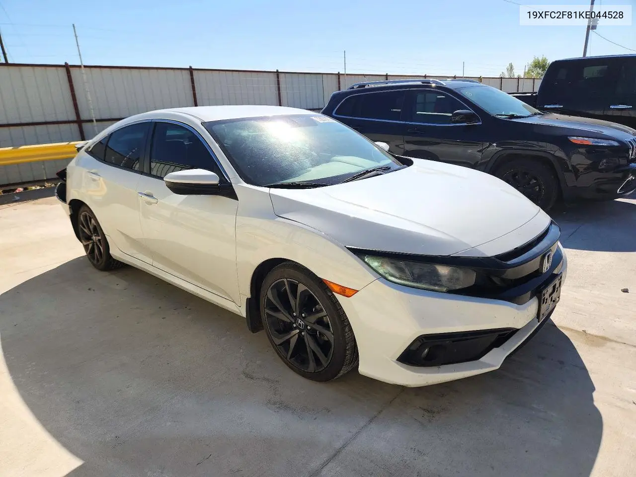 2019 HONDA CIVIC VIN 19XFC2F81KE044528 — фото 4