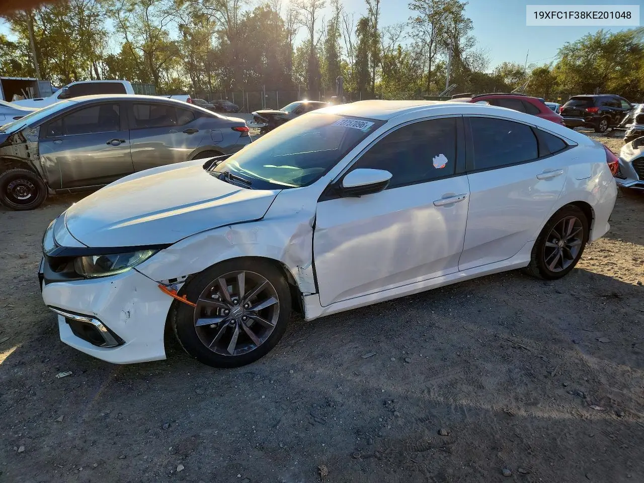 HONDA CIVIC 2019, VIN 19XFC1F38KE201048