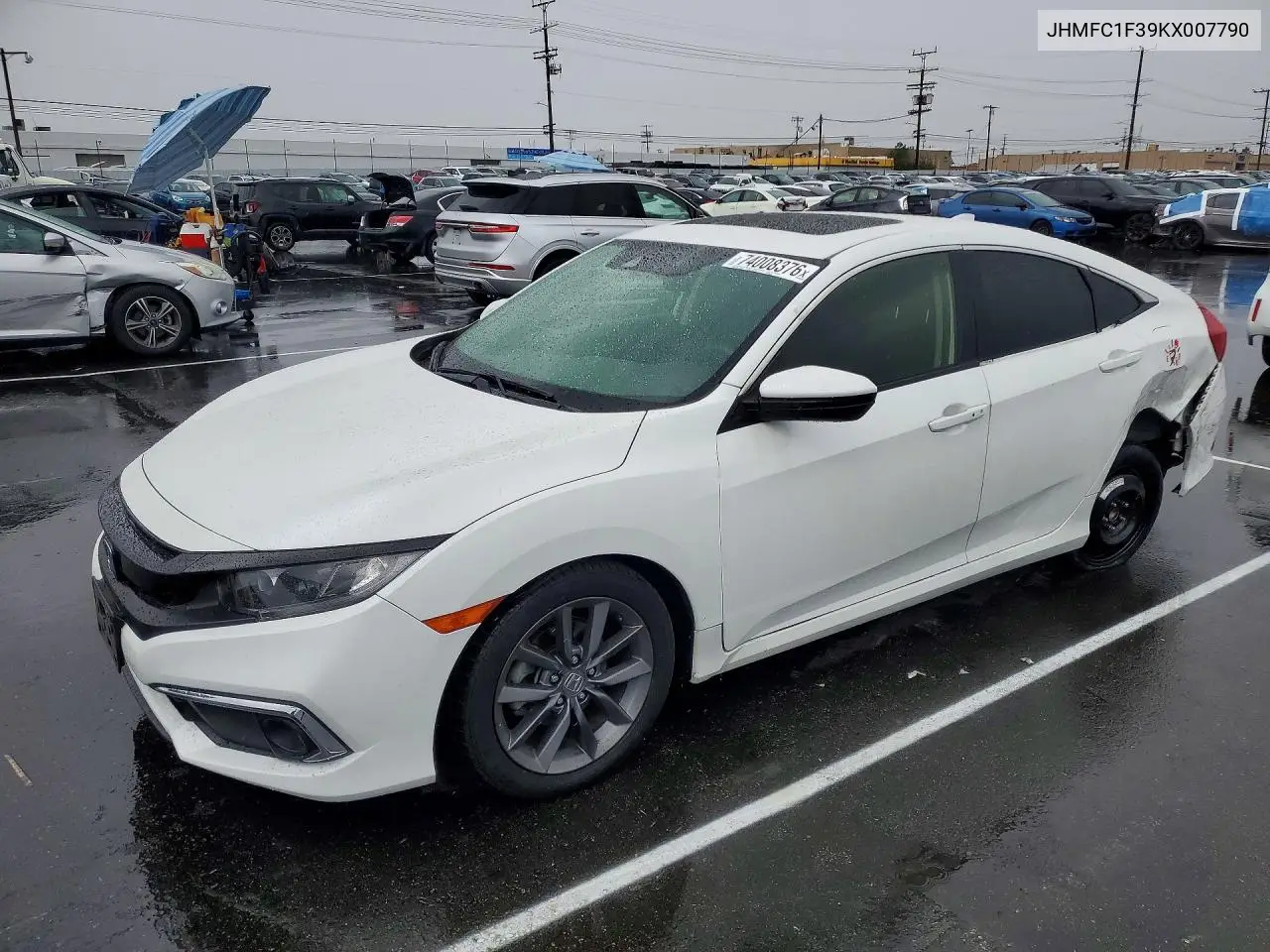 HONDA CIVIC 2019, VIN JHMFC1F39KX007790