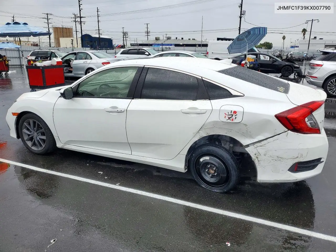 2019 HONDA CIVIC VIN JHMFC1F39KX007790 — фото 2