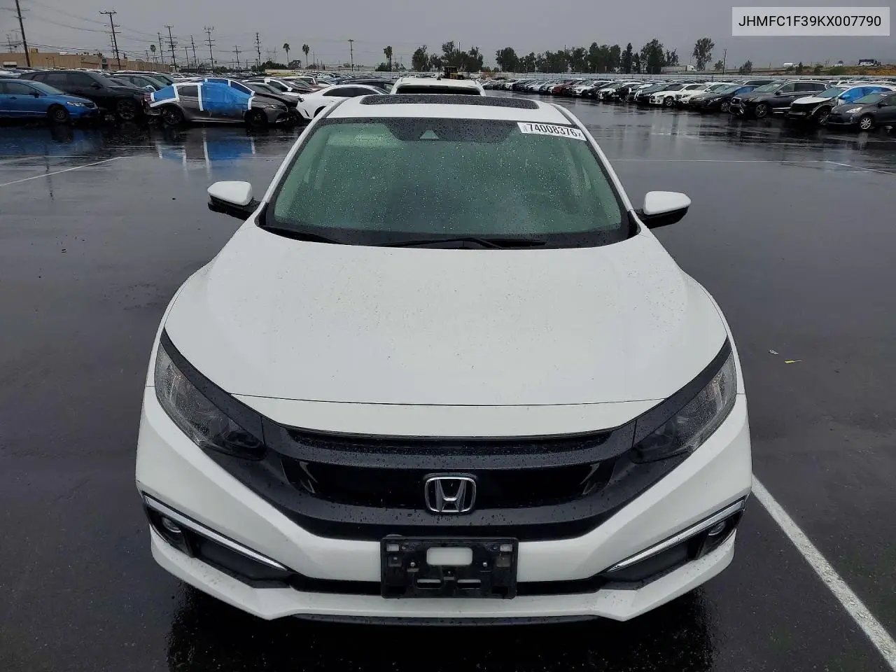 2019 HONDA CIVIC VIN JHMFC1F39KX007790 — фото 5