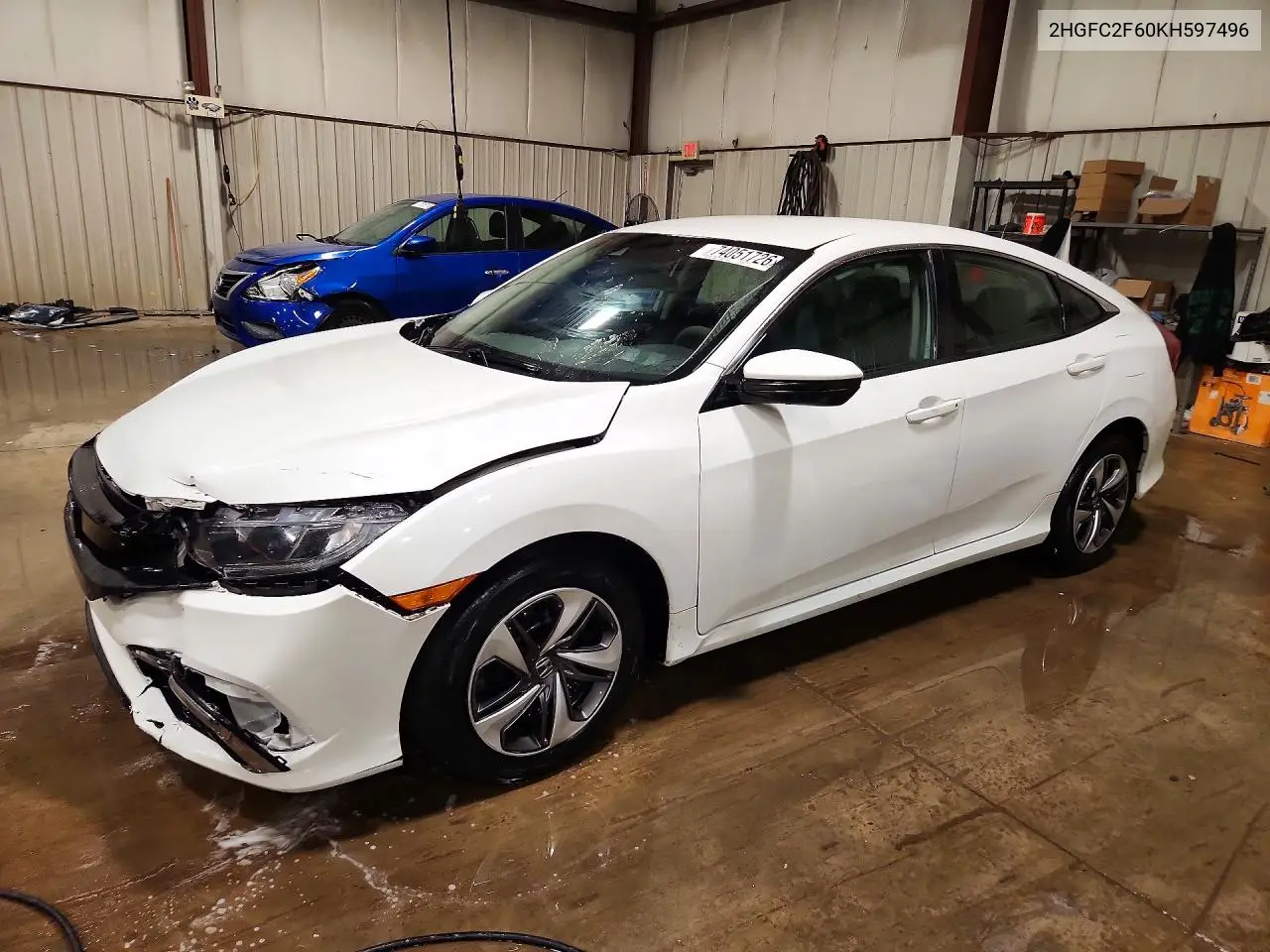 HONDA CIVIC 2019, VIN 2HGFC2F60KH597496