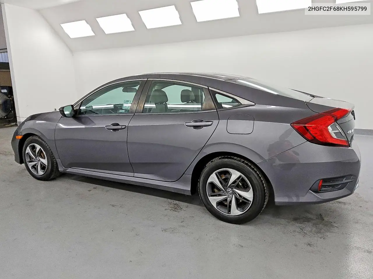 2019 HONDA CIVIC VIN 2HGFC2F68KH595799 — фото 2