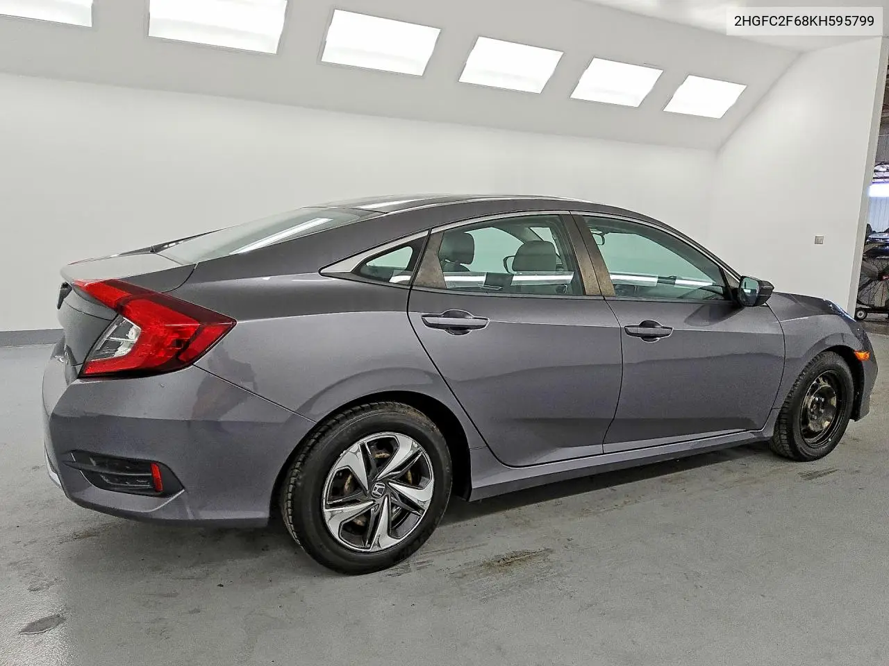 2019 HONDA CIVIC VIN 2HGFC2F68KH595799 — фото 3