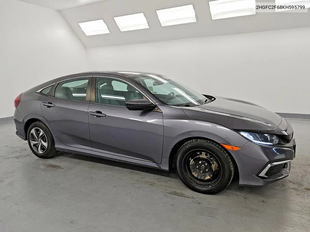 2019 HONDA CIVIC VIN 2HGFC2F68KH595799 — фото 4