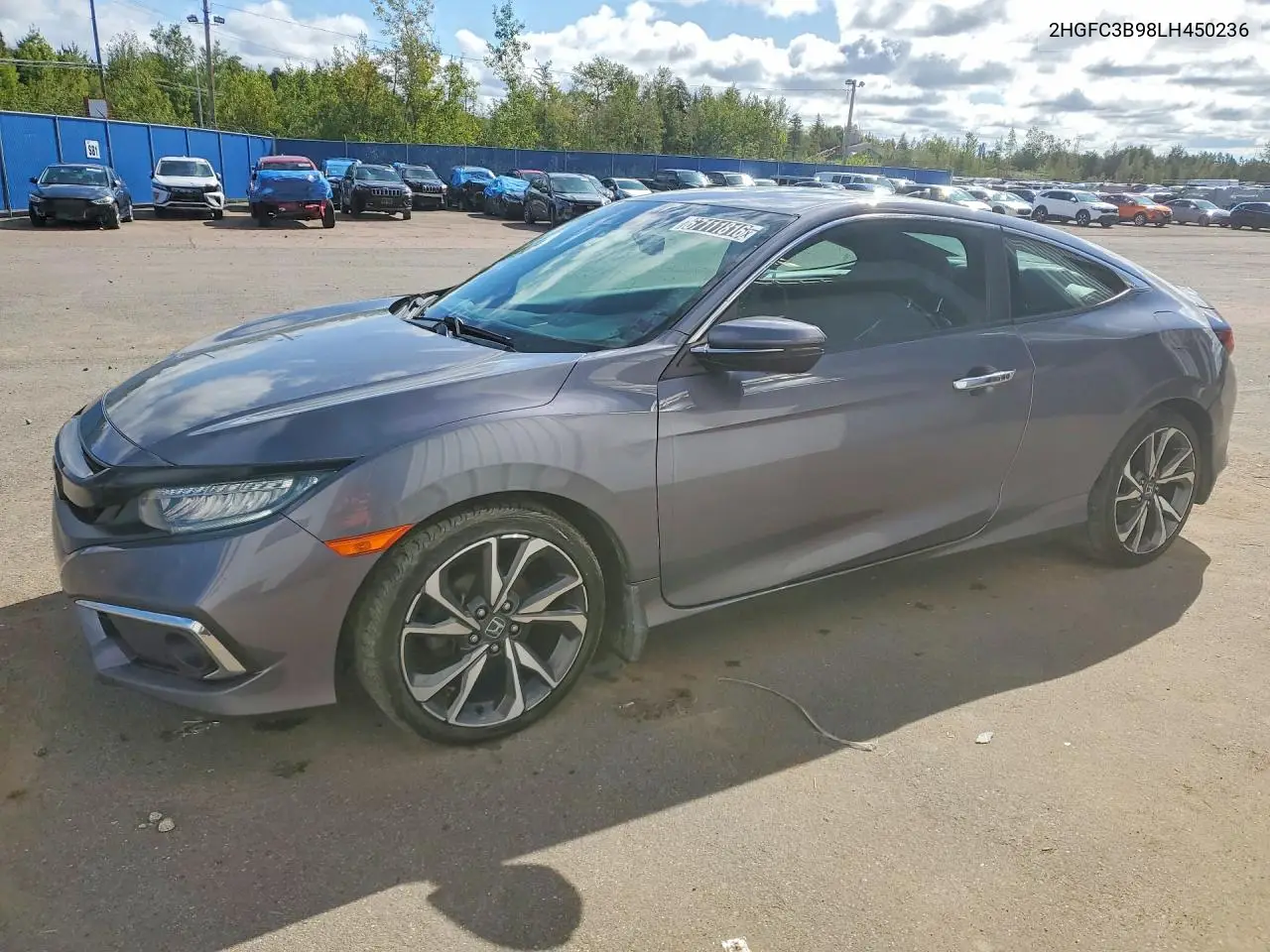 HONDA CIVIC 2020, VIN 2HGFC3B98LH450236