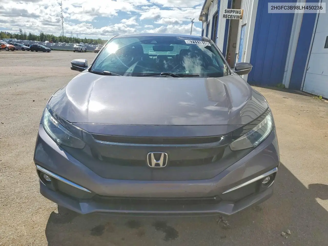 2020 HONDA CIVIC VIN 2HGFC3B98LH450236 — фото 5