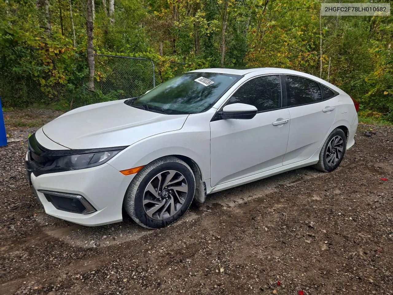HONDA CIVIC 2020, VIN 2HGFC2F78LH010682