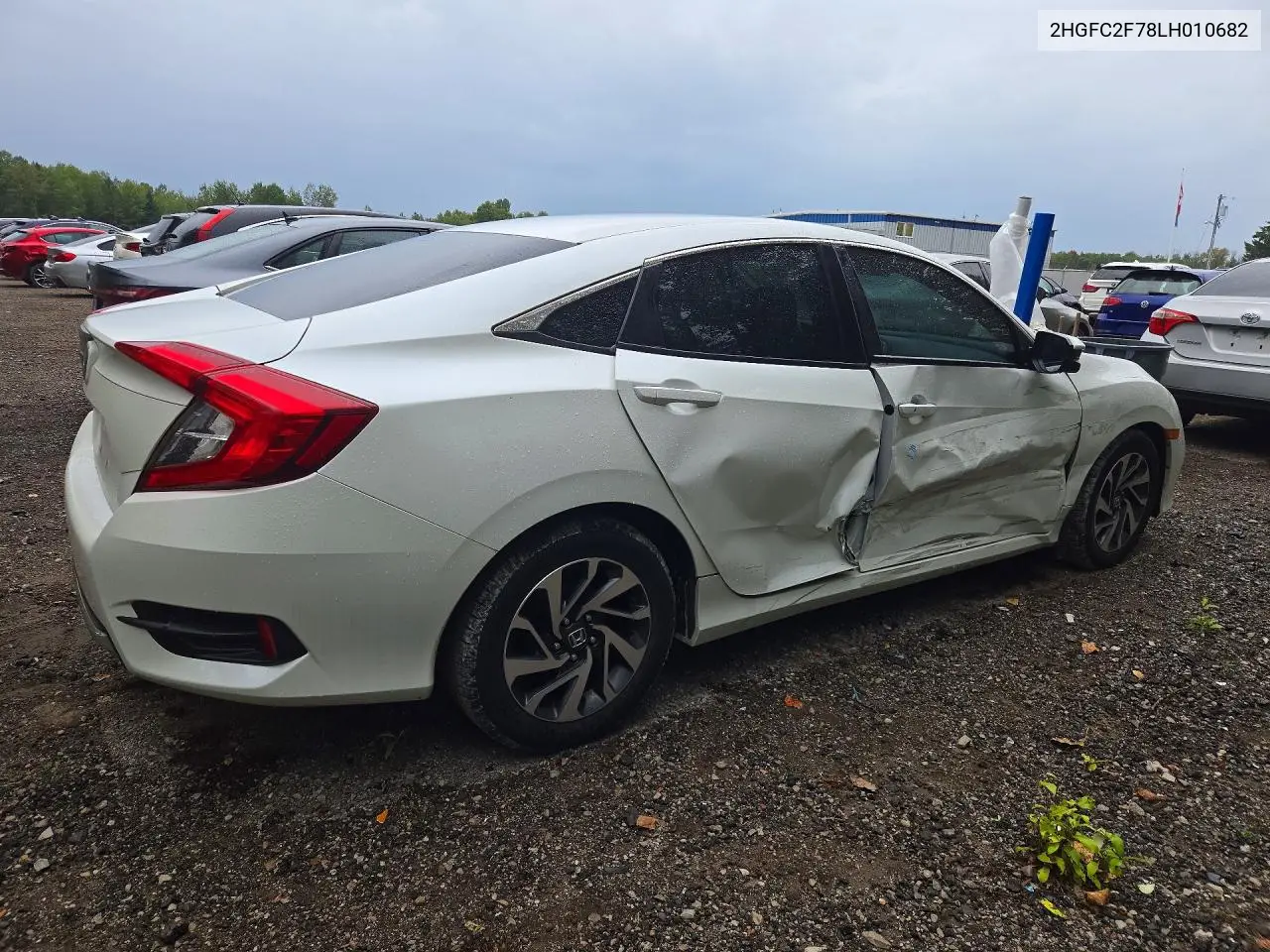 2020 HONDA CIVIC VIN 2HGFC2F78LH010682 — фото 3
