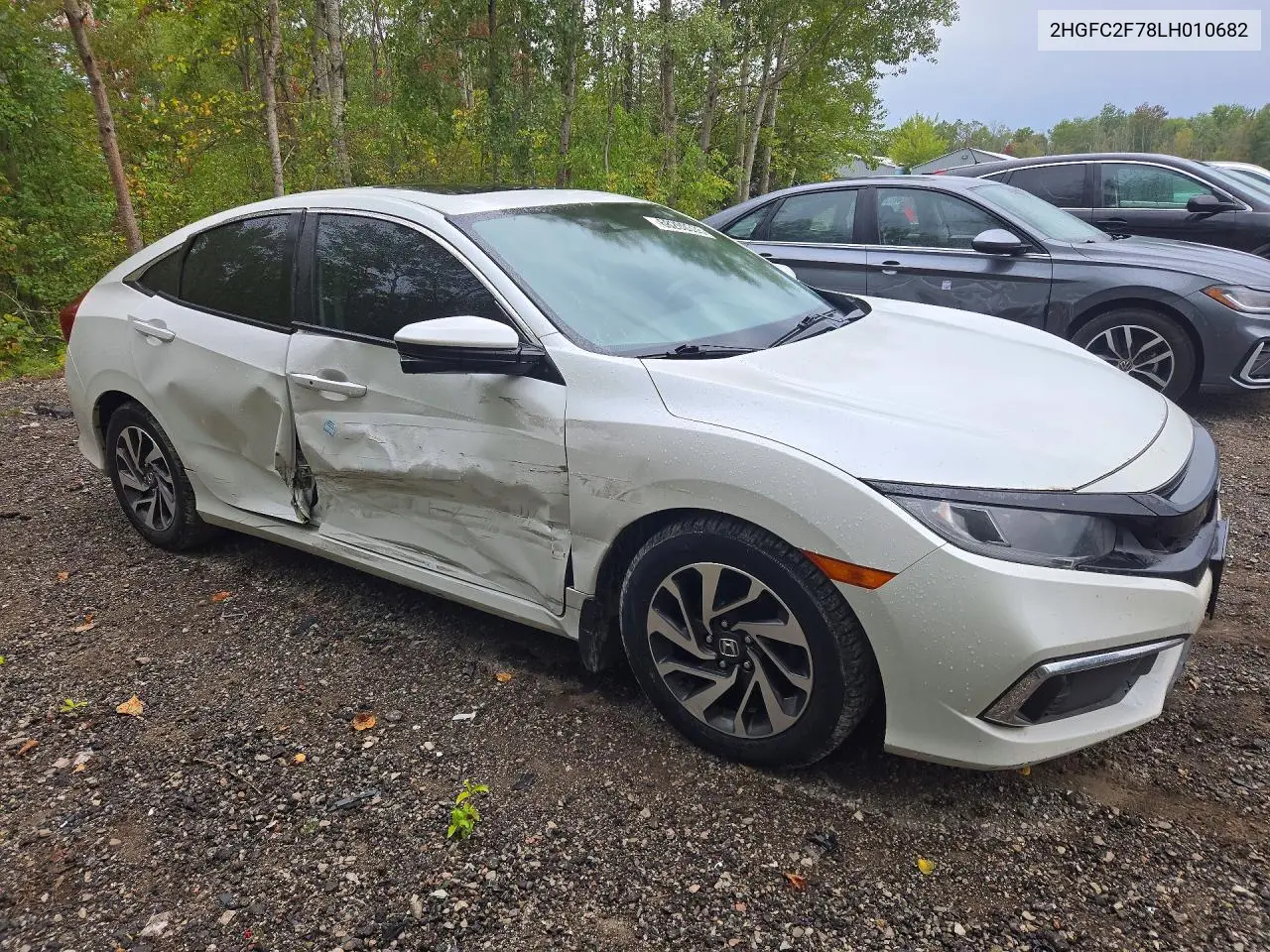 2020 HONDA CIVIC VIN 2HGFC2F78LH010682 — фото 4