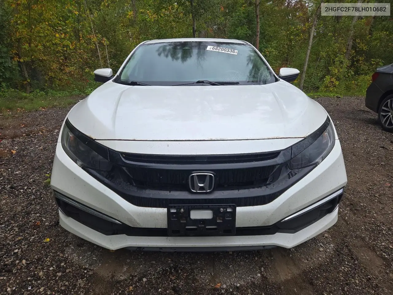 2020 HONDA CIVIC VIN 2HGFC2F78LH010682 — фото 5