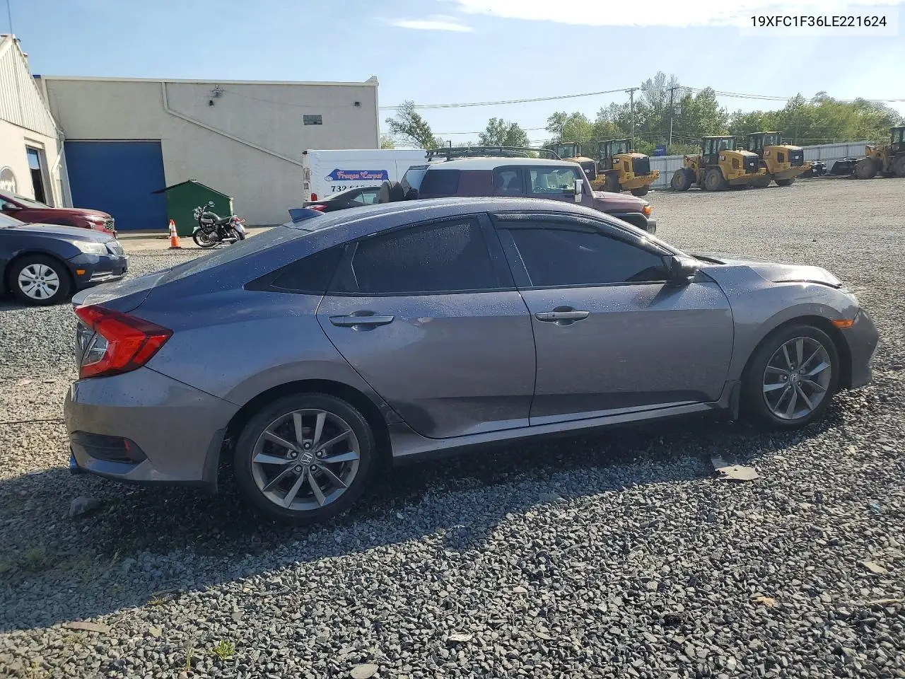 2020 HONDA CIVIC VIN 19XFC1F36LE221624 — фото 3