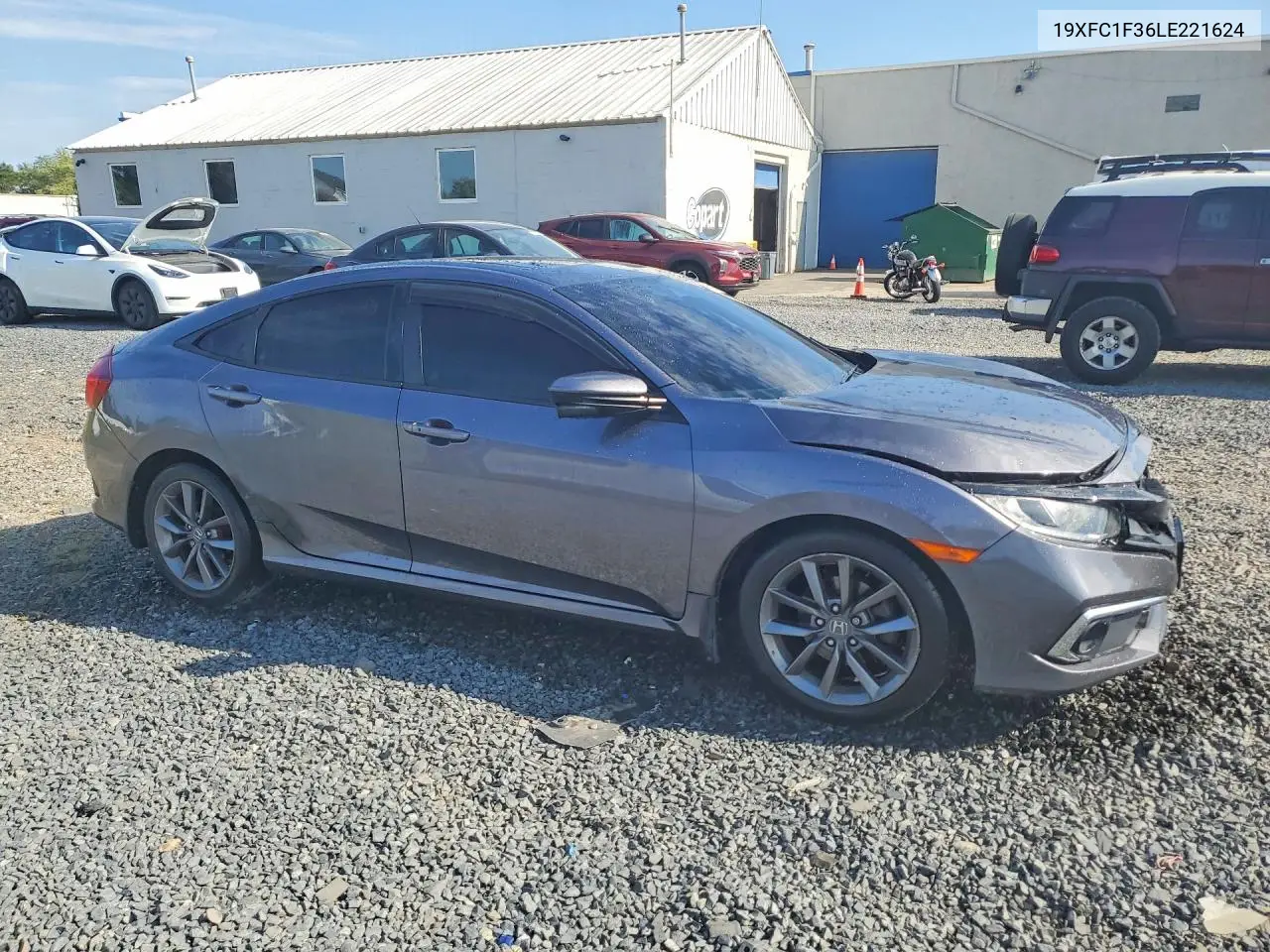 2020 HONDA CIVIC VIN 19XFC1F36LE221624 — фото 4