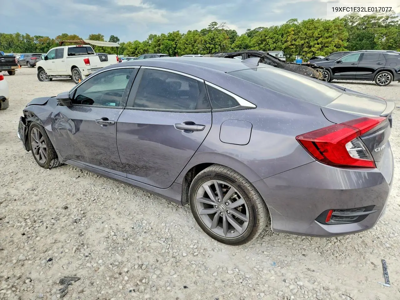 2020 HONDA CIVIC VIN 19XFC1F32LE017077 — фото 2